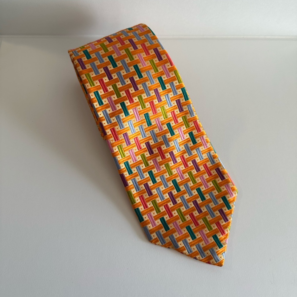 Robert‎ Talbott Colorful Woven Pattern Tie